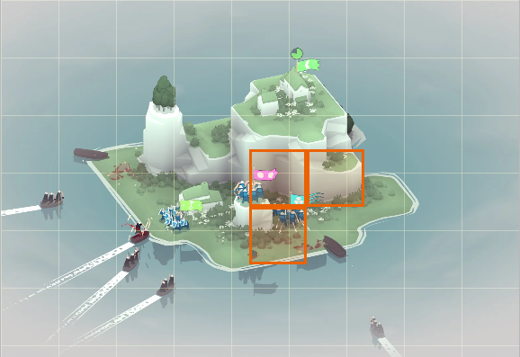 Isola procedurale del videogioco Bad North